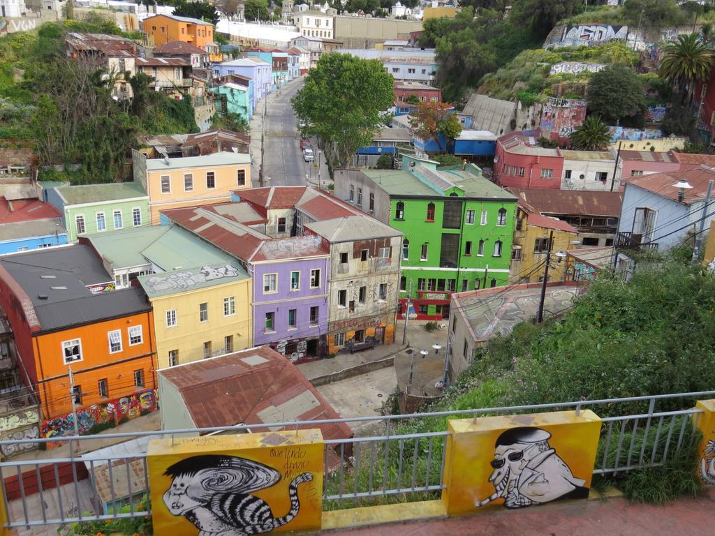 Hostal Casa Verde Limon Valparaíso Esterno foto