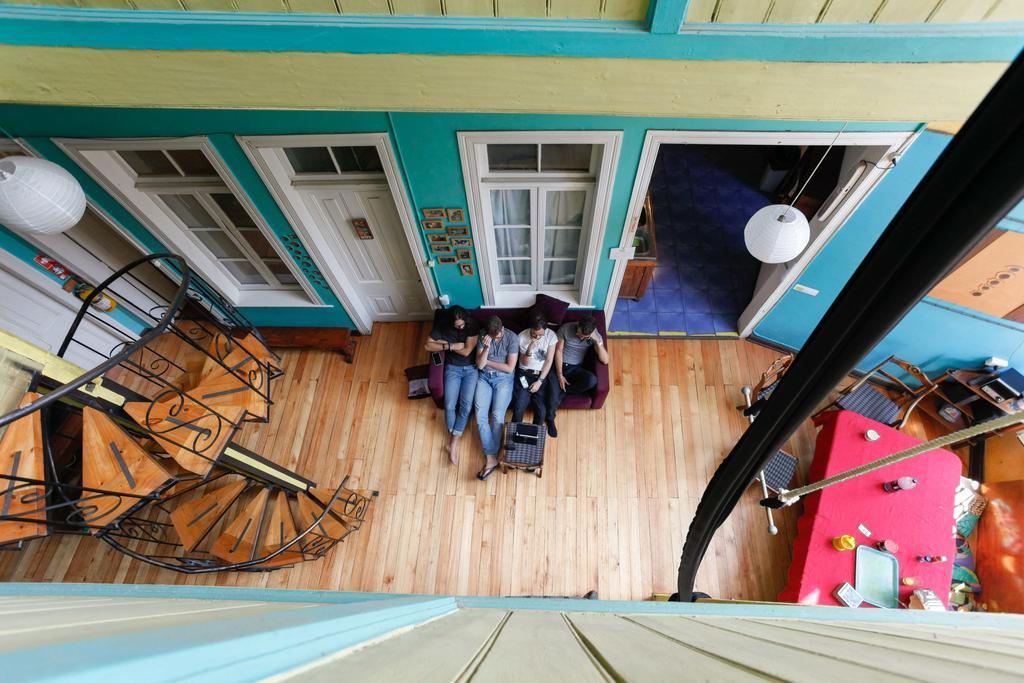 Hostal Casa Verde Limon Valparaíso Esterno foto