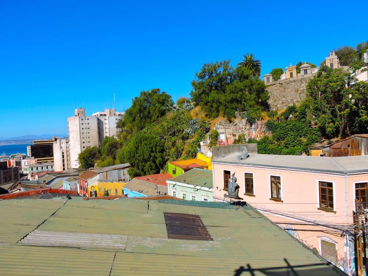 Hostal Casa Verde Limon Valparaíso Esterno foto